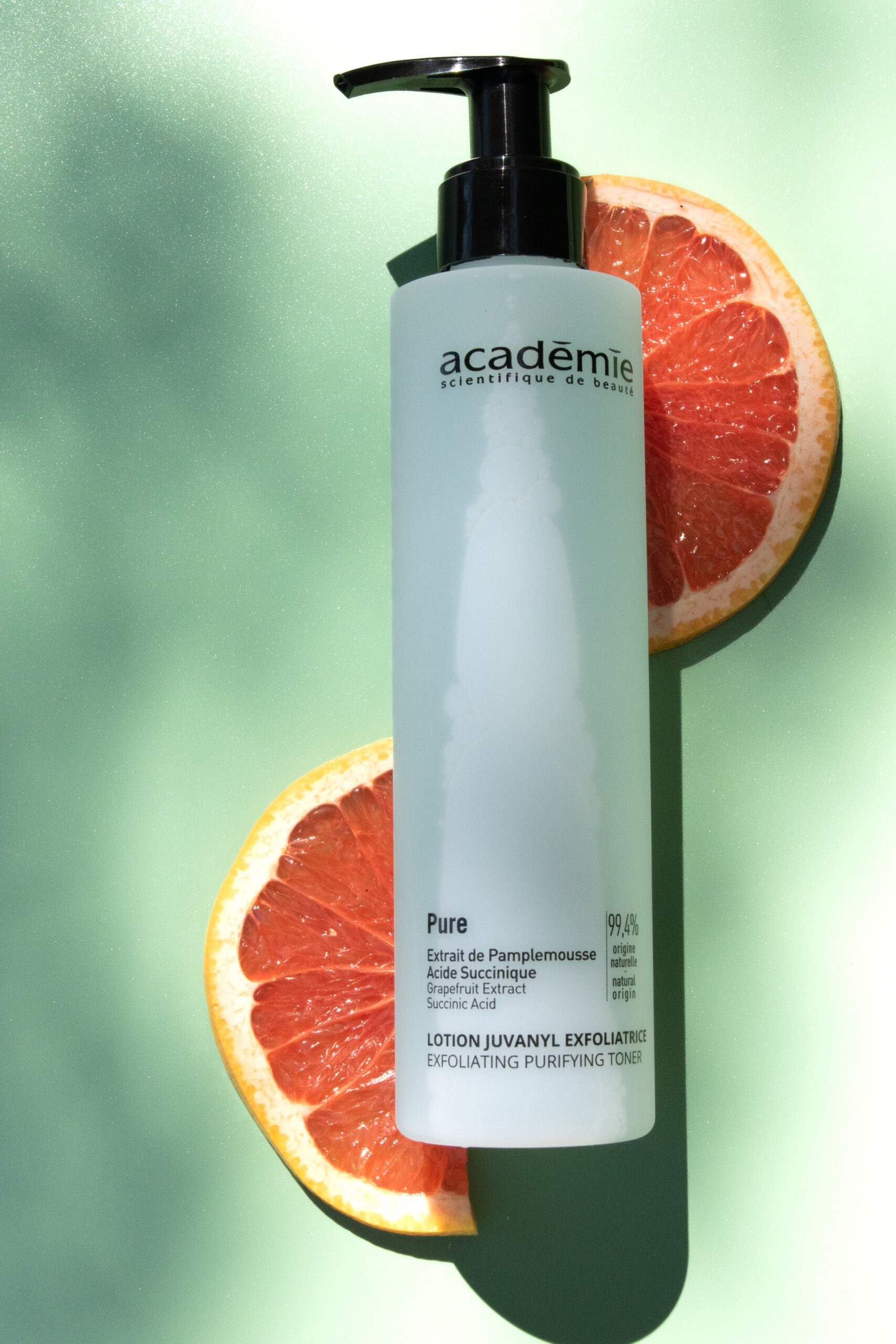 Pure Lotion Juvanyl Exfoliatrice- kooriv ja puhastav näovesi probleemsele ja rasusele nahale 200ml - Image 2