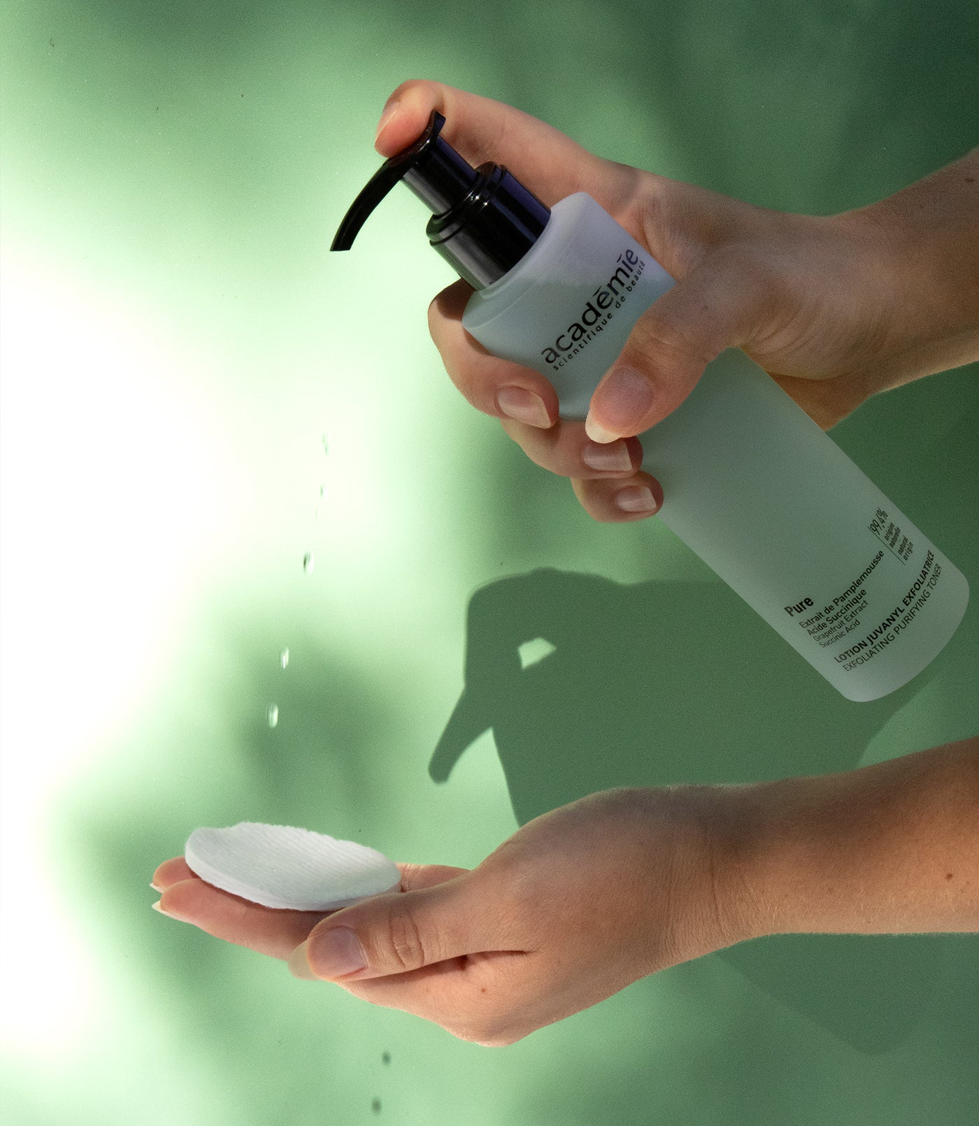 Pure Lotion Juvanyl Exfoliatrice- kooriv ja puhastav näovesi probleemsele ja rasusele nahale 200ml - Image 3