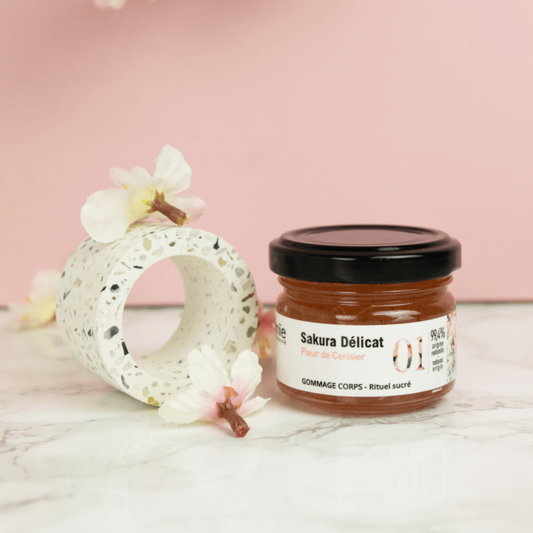 Kehakoorija – suhkru, kirsiõite ja kirsiseemnetega 60ml - Image 2