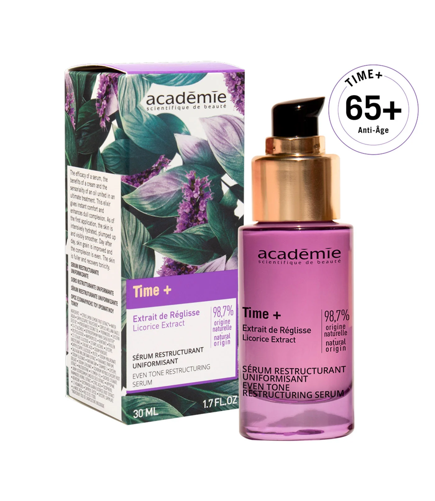 Time+ Serum Restructurant-naha jumet ühtlustav, trimmiv ja noorendav seerum vananevale nahale 30ml - Image 2